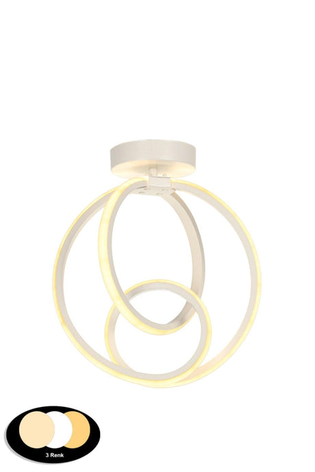 Neo 3 Color Led Ceiling Mount Chandelier White - Swordslife
