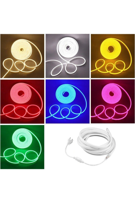 Neon Flexible Led Strip 20 Meters Daylight + 220