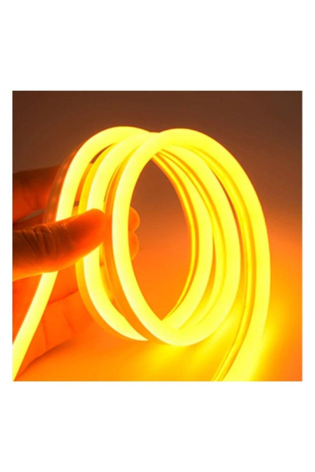 Neon Flexible Led Strip 25 Meters Amber + 220