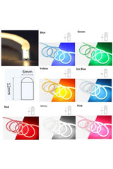 Neon Light Led Strip 12v 6*12mm Flexible Silicone