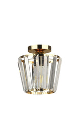 Neva Ceiling Mount Single Chandelier Gold Plated - Swordslife