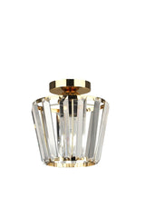 Neva Ceiling Mount Single Chandelier Gold Plated - Swordslife