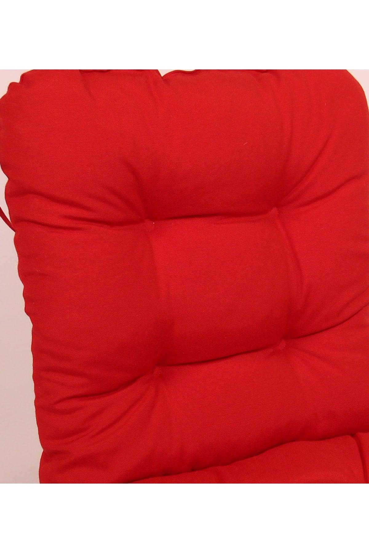 Neva Pofidik Red Backed Chair Cushion Specially Stitched Laced 44x94 Cm - Swordslife