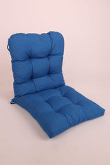 Neva Pofidik Blue Backed Chair Cushion Specially Stitched Laced 44x94 Cm - Swordslife