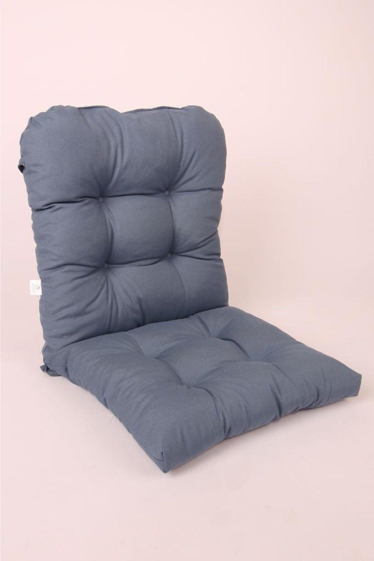 Neva Pofidik Petrol Backed Chair Cushion Specially Stitched Laced 44x94 Cm - Swordslife