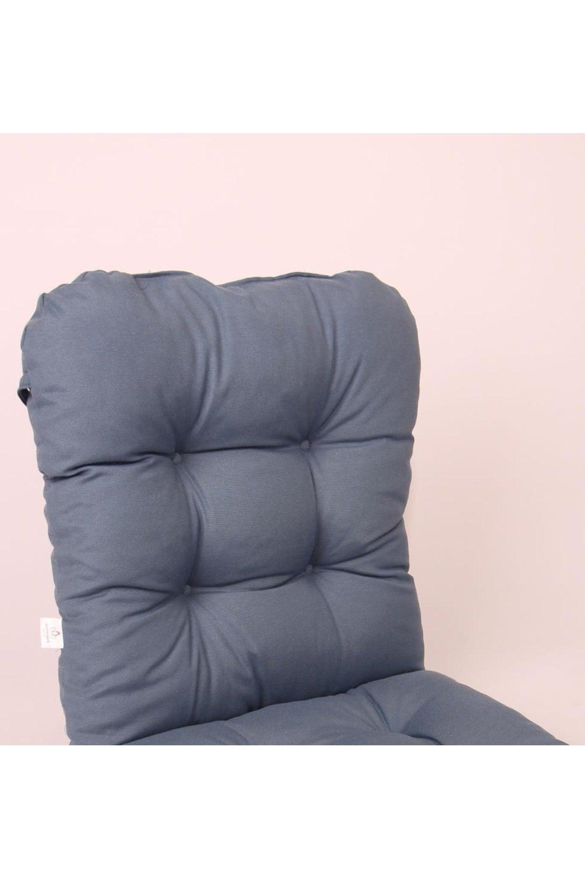 Neva Pofidik Petrol Backed Chair Cushion Specially Stitched Laced 44x94 Cm - Swordslife
