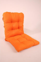 Neva Pofidik Orange Backed Chair Cushion Specially Stitched Laced 44x94 Cm - Swordslife