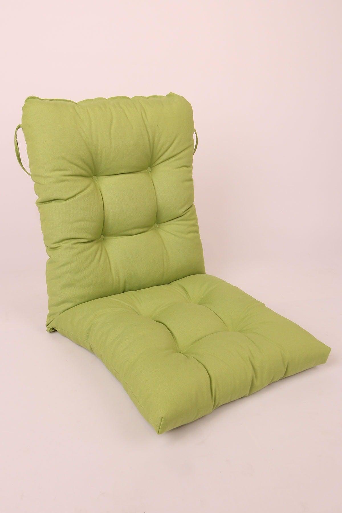 Neva Pofidik Green Backed Chair Cushion Specially Stitched Laced 44x94 Cm - Swordslife