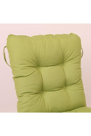 Neva Pofidik Green Backed Chair Cushion Specially Stitched Laced 44x94 Cm - Swordslife