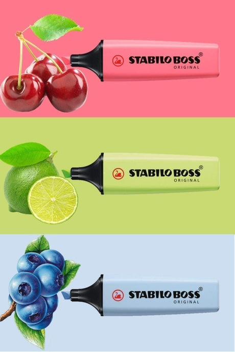 New Pastel Colors Set of 3 Marking Pen