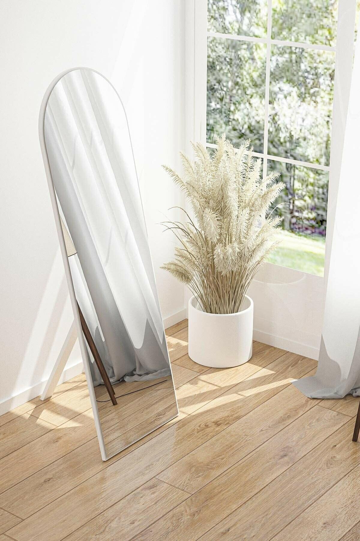 Nice White Hallway Corridor Wall Living Room Bathroom Wc Office Child Bedroom Full Length Mirror 50x150 Cm - Swordslife