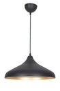 Nil Modern Metal Plastering Black Inside Gold Color Pendant Lamp Cafe - Kitchen Single Chandelier - Swordslife