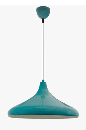 Nil Modern Metal Spinning Turquoise Color Pendant Lamp Cafe - Kitchen Single Chandelier - Swordslife