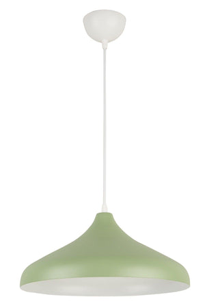 Nil Special Design Modern Sports Decorative Cafe-kitchen Green Inside White Pendant Lamp Single Chandelier - Swordslife