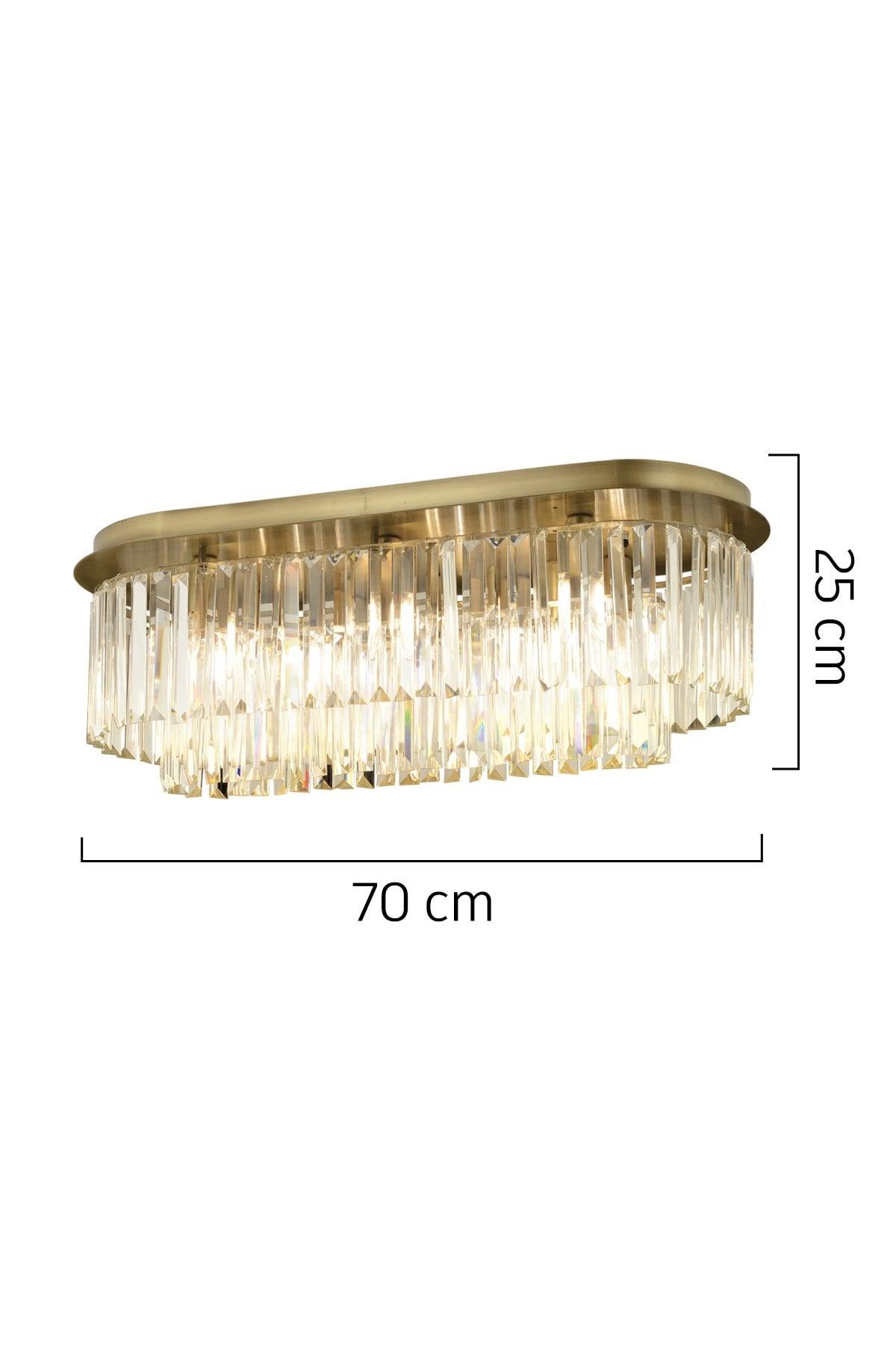 Nilüfer Rechteckig Vintage Crystal Stone Modern Design Esstisch Top Kristal Hall Chandeler - Swordslife