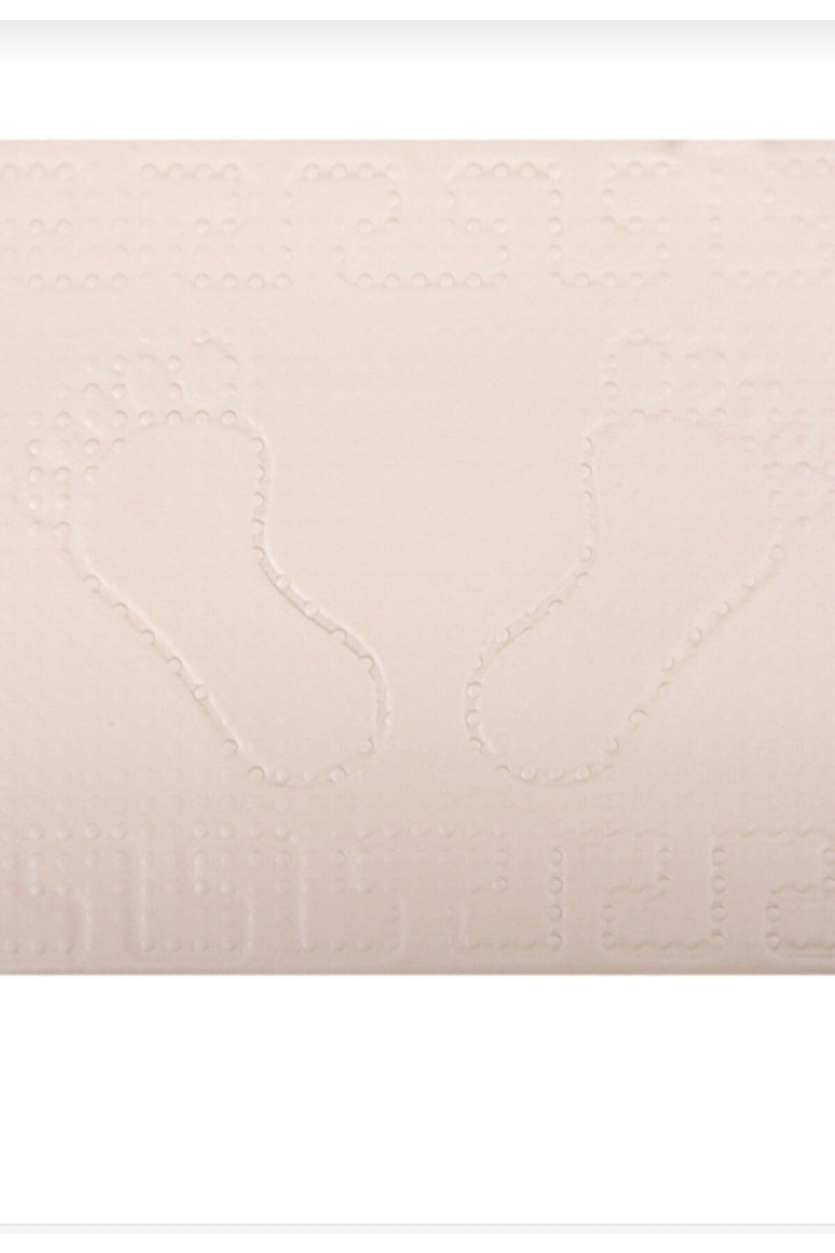 Anti-Slip Bath Mat With Footprint Red 40 X 60 Cm - Swordslife