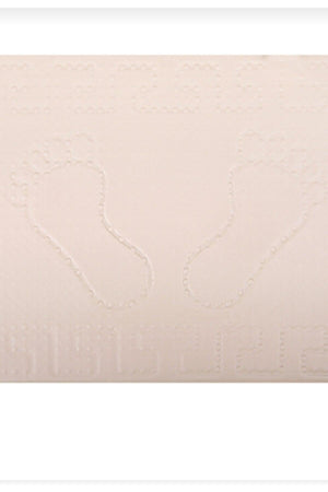 Anti-Slip Bath Mat With Footprint Red 40 X 60 Cm - Swordslife