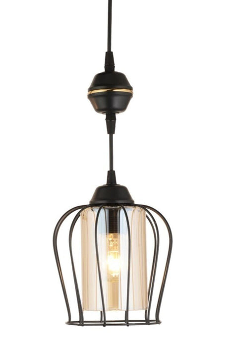 Nora Single Pendant Lamp Black Modern Luxury Chandelier - Swordslife