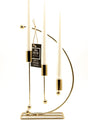 Nota Model Metal 3 Pcs Candlestick Triple Candle Holder