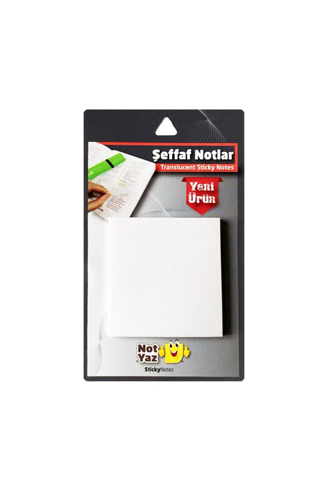 Note Write Transparent Post-it Size 75x75 Mm 50 Sheets