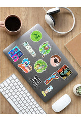 Notebook Tablet Sticker Set Ricky And Morty