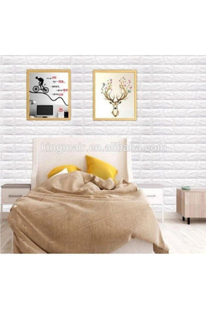 Nw01 Self Adhesive 70x77 Cm 10 Pieces Sponge Brick Wallpaper Panel - Swordslife