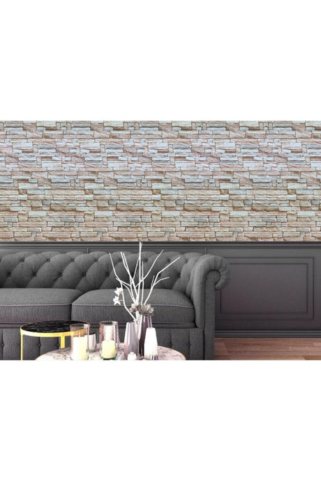 Nw46 Coffee Foam Stone Self Adhesive Decorative Wall Panel - Swordslife