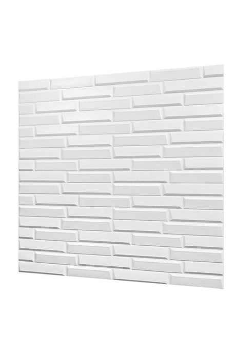 Nw55 White Opaque Self Adhesive Wall Panel 3d Wallpaper - Swordslife