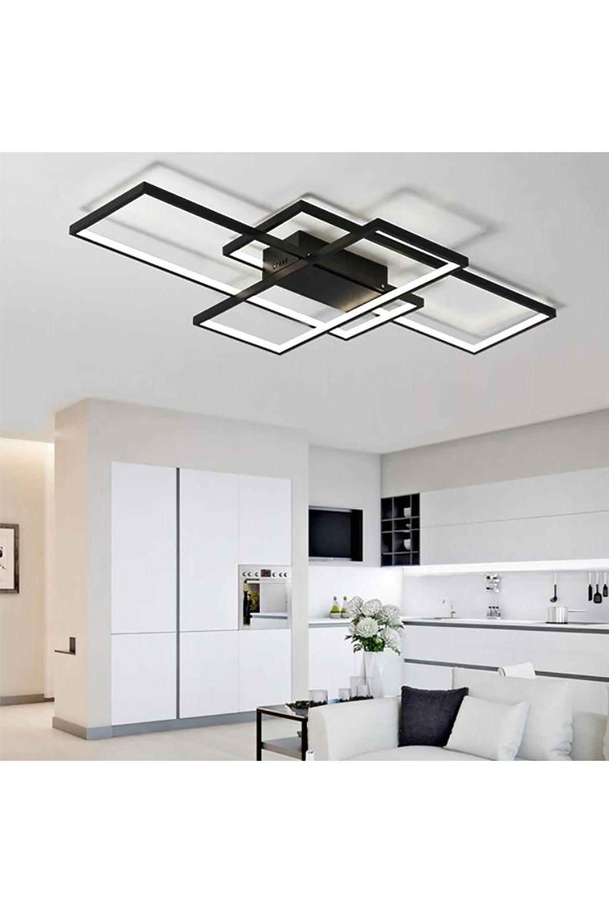 Oblong Sharp Corner Ceiling Type Led Chandelier Ø110*80 cm - Swordslife