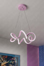 Olivia Pink Modern Ultra Daylight Led Pendent Led Chandelier - Swordslife