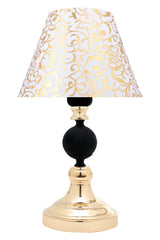 Omega Contrast Black Gold Mini Lampshade - Swordslife