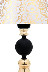 Omega Contrast Black Gold Mini Lampshade - Swordslife