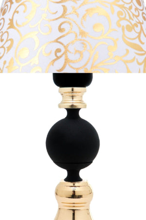 Omega Contrast Black Gold Mini Lampshade - Swordslife