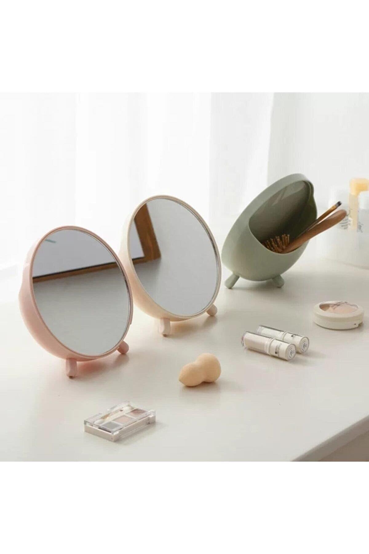 Ontime Practical Organizer Oval Makeup Mirror - Swordslife