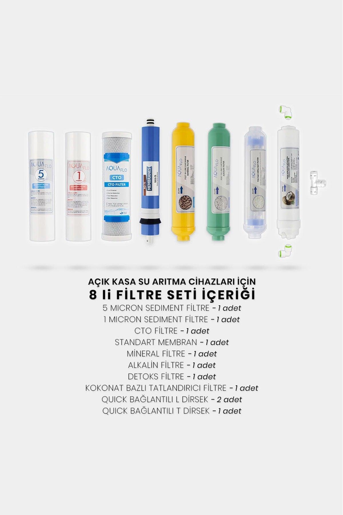 Open Case Water Purifier 8 Filter