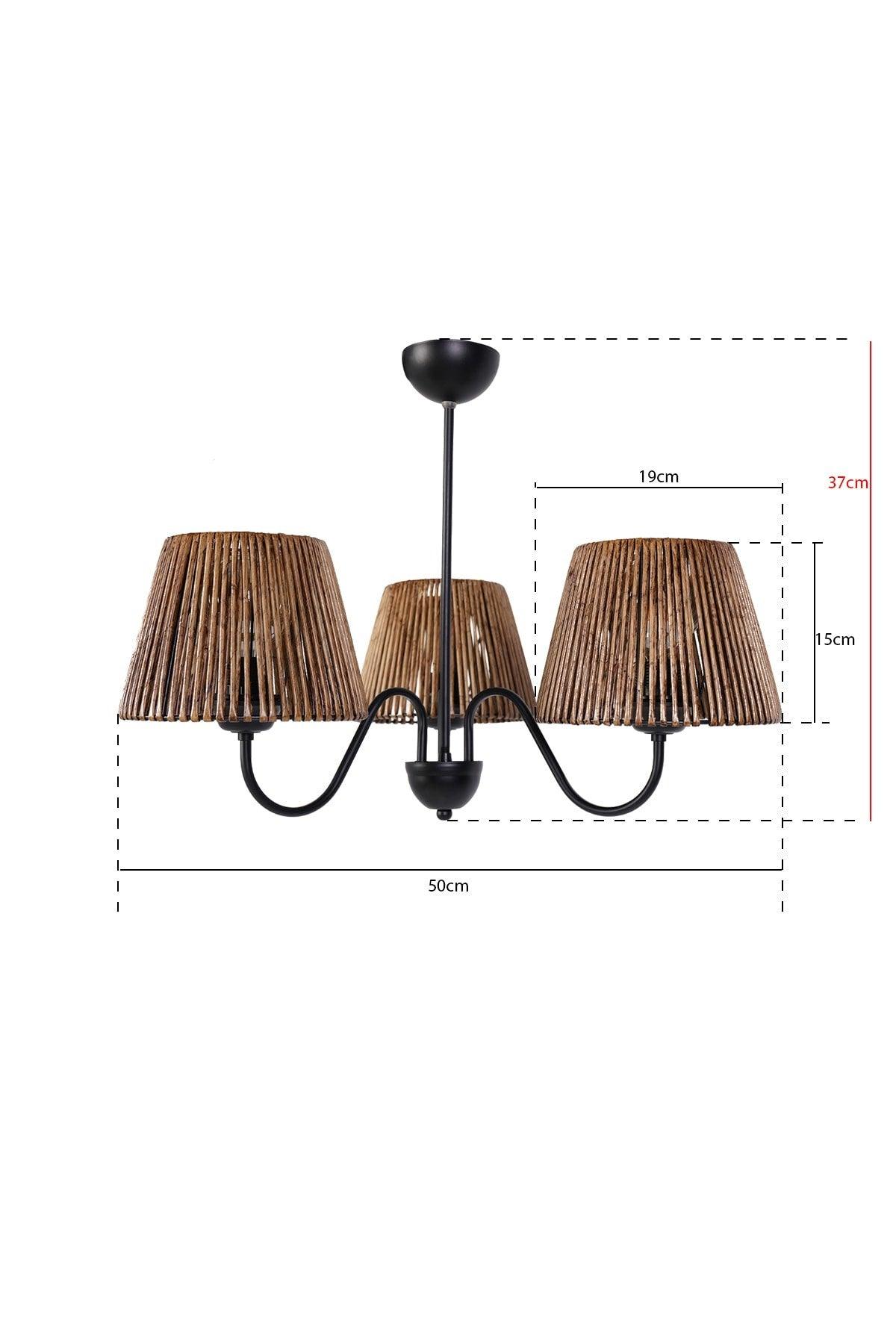 Oppose 3-Piece Antique Chandelier Hnmd-42 - Swordslife