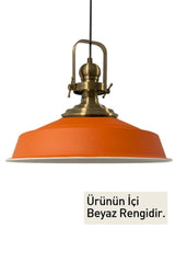 Orange Noble Double Chandelier Tumbled Headboard Retro Pendant Lamp Kitchen Living Room Cafe Chandeliers - Swordslife