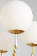 Orillia - 6 Arm Chandelier (Matte Gold) - Swordslife