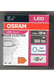 Osram 4.5 Watt Par16 Gu10 Lampholder 6500k White Led