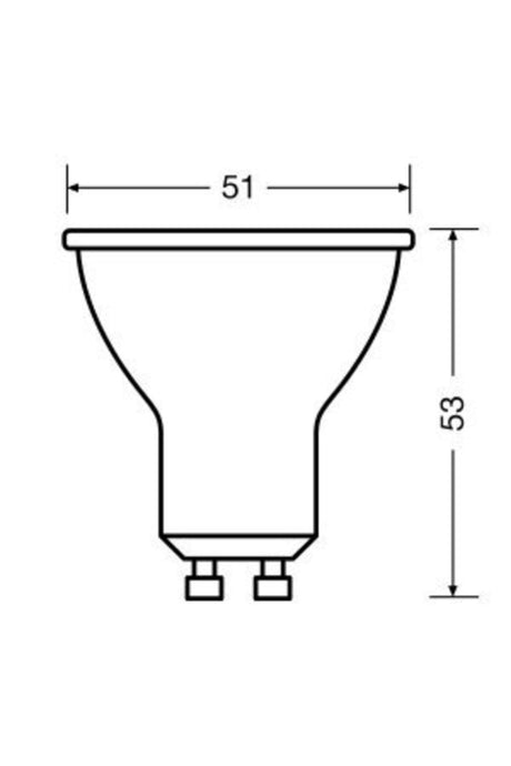 Osram 4.5 Watt Par16 Gu10 Lampholder 6500k White Led