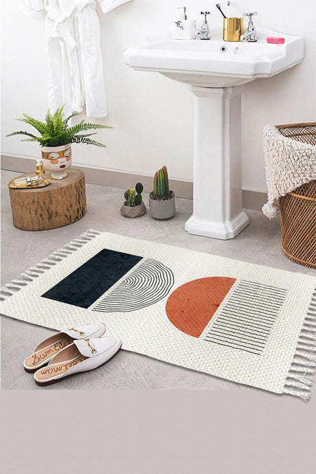 Osso Patterned Washable Modern Single Bathroom