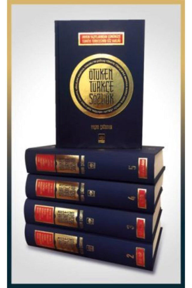 Ötüken Turkish Dictionary 5 Volumes Set - Swordslife