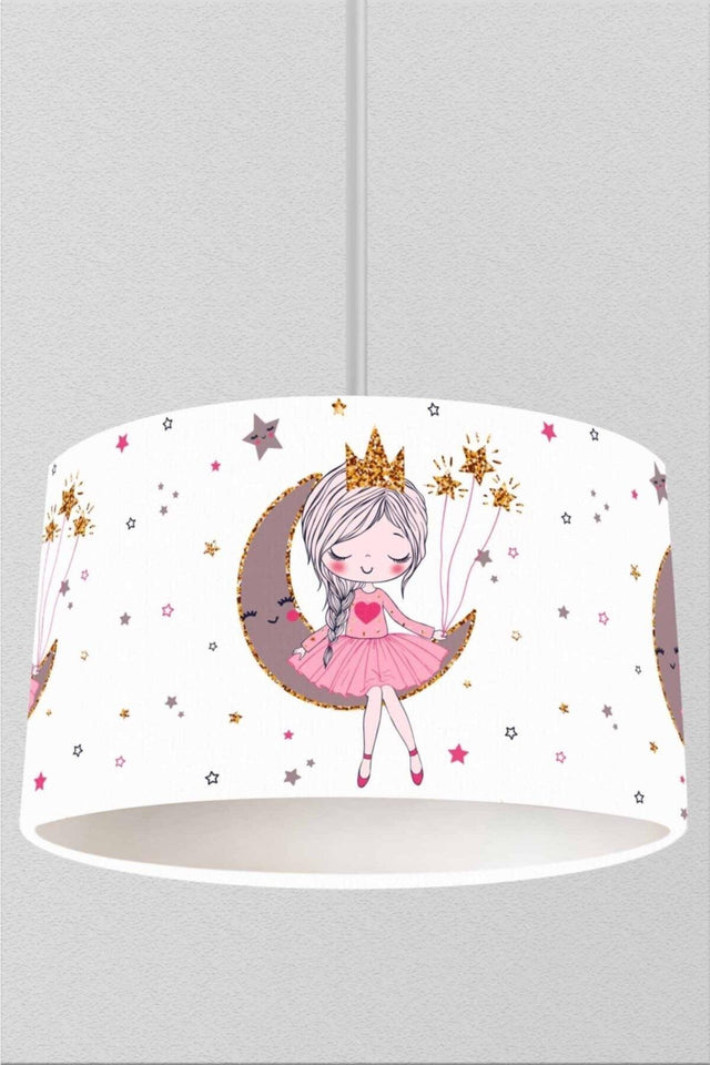 Cute Girl Kids Room Pendant Chandelier On The Moon - Swordslife