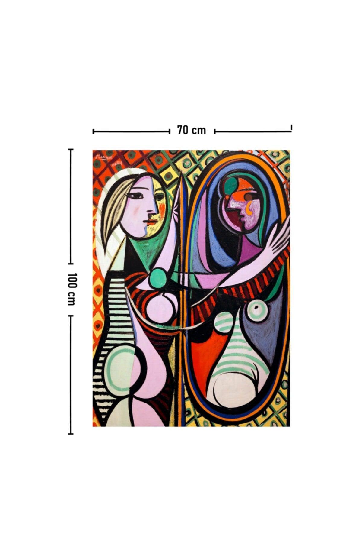 Pablo Picasso Girl in Front of the Mirror Wall Covering Carpet 140x100 Cm-70x100 Cm - Swordslife