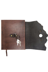 Padlock Leather Diary