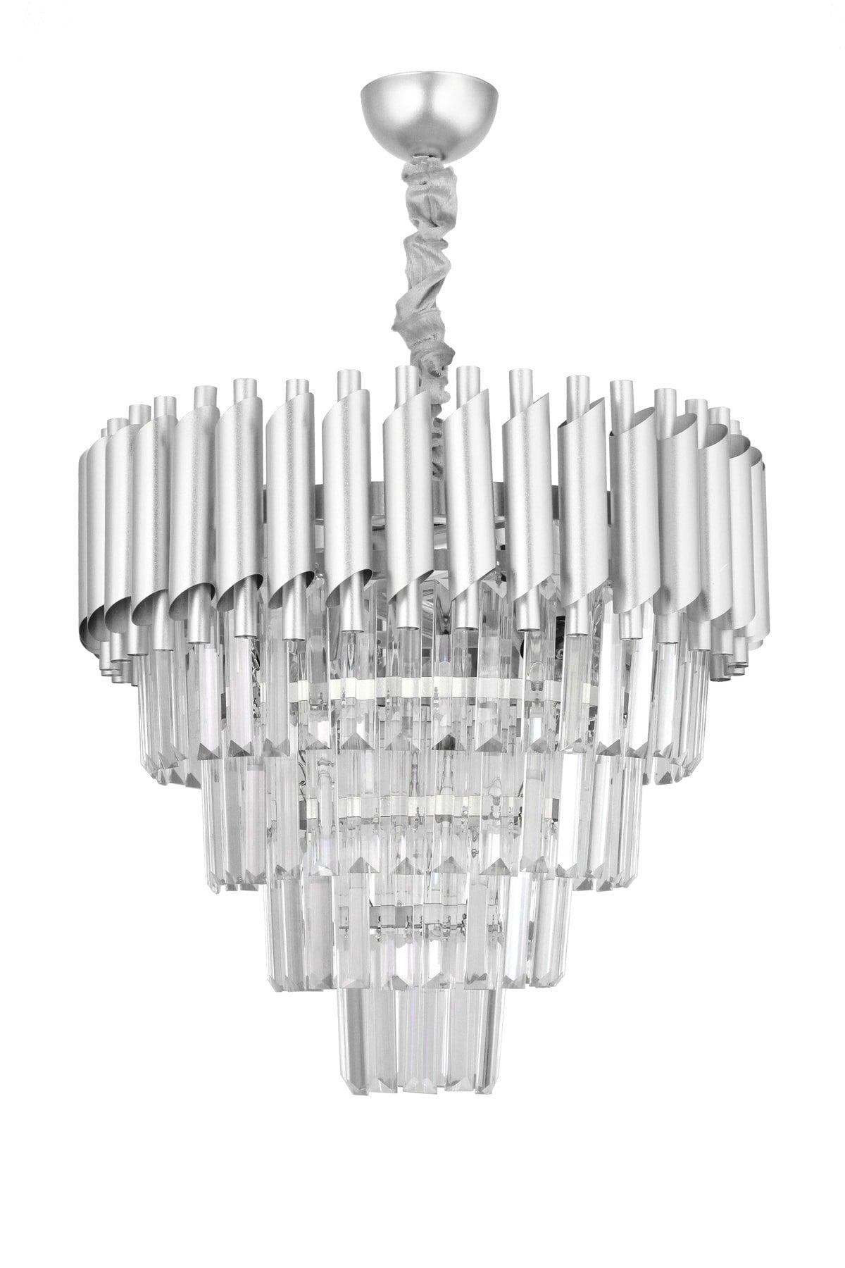 Palmira 45 Luxury Chandelier with Crystal Stone - (silver-gilt) - Swordslife