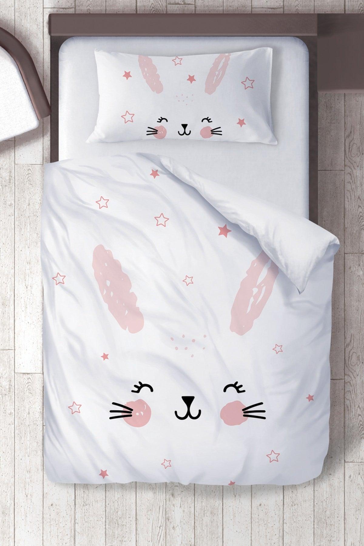 Cotton Micro Satin Silent Rabbit Baby Room Baby Bedding Set - Swordslife