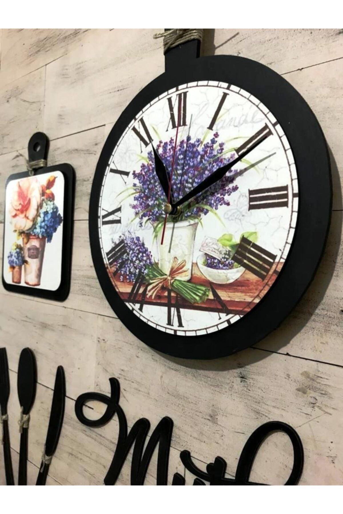 Decorative Kitchen Wall Decor with Pan Clock - Swordslife