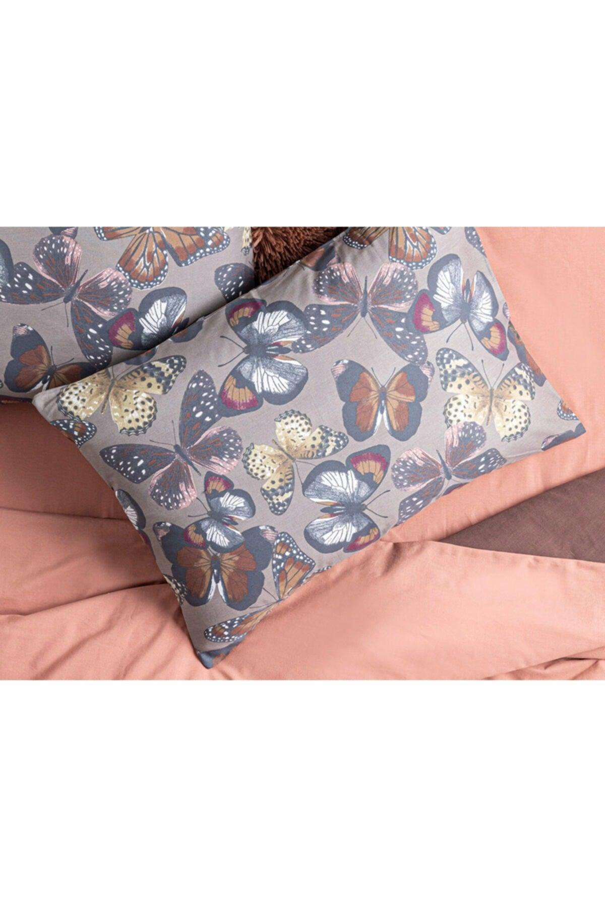 Papilions Cotton 2-Pack Pillowcase 50x70 Cm Green - Swordslife