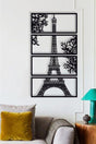 Paris Eiffel Tower Painting Wooden Decorative Wall Painting - Swordslife